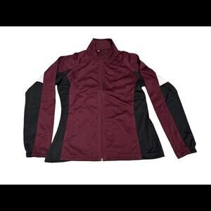 Augusta S Ladies Tour De Force Jacket Maroon/Black/White 7724 Sz Small